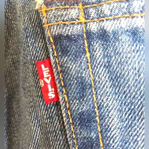 Rare, Levi's 505 Made in USA Jeans with Tokyo Flagship Embroidery, 30" x 32" - Picture 4 of 13